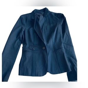 Alice + Olivia black ribbon professional blazer